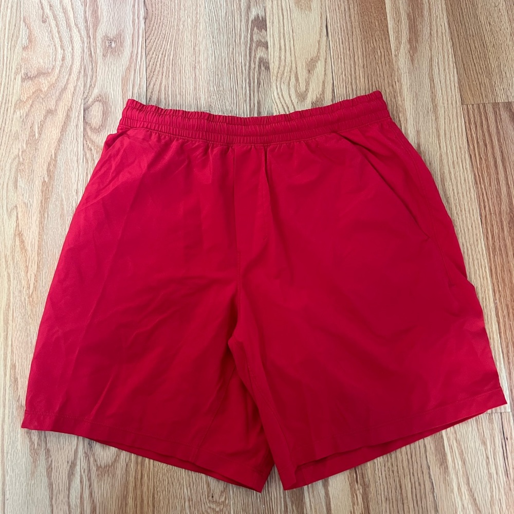 Lululemon Pacebreaker Red Shorts